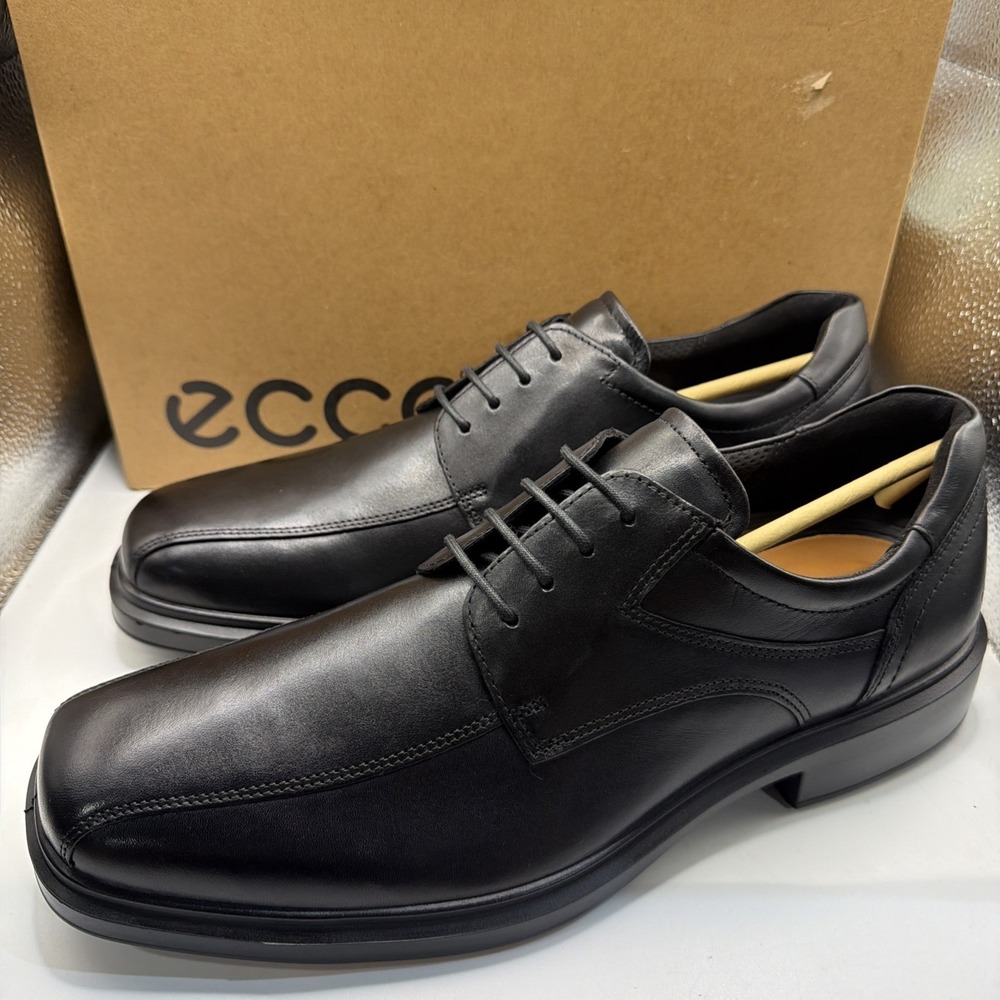 ECCO 500164 01001 Helsinki 2 Men's Black Oxford Shoes Size EU 43 US 9-9.5